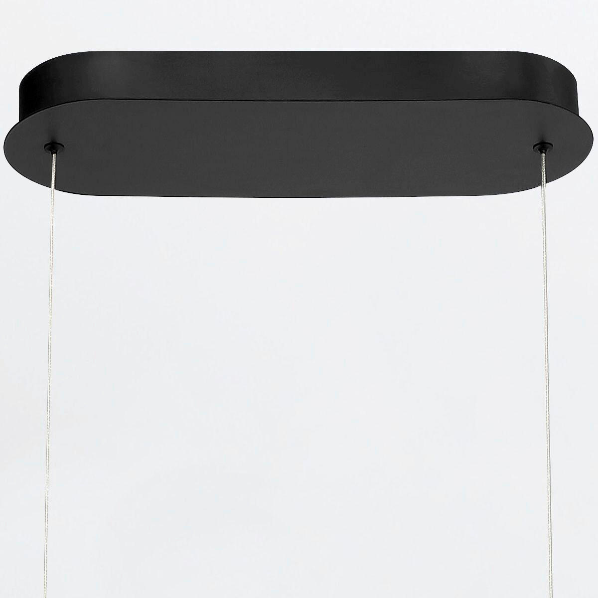 LED-HÄNGELEUCHTE 107,1/44,9/16,7 cm    - Schwarz, Design, Kunststoff/Metall (107,1/44,9/16,7cm) - Elstead Lighting