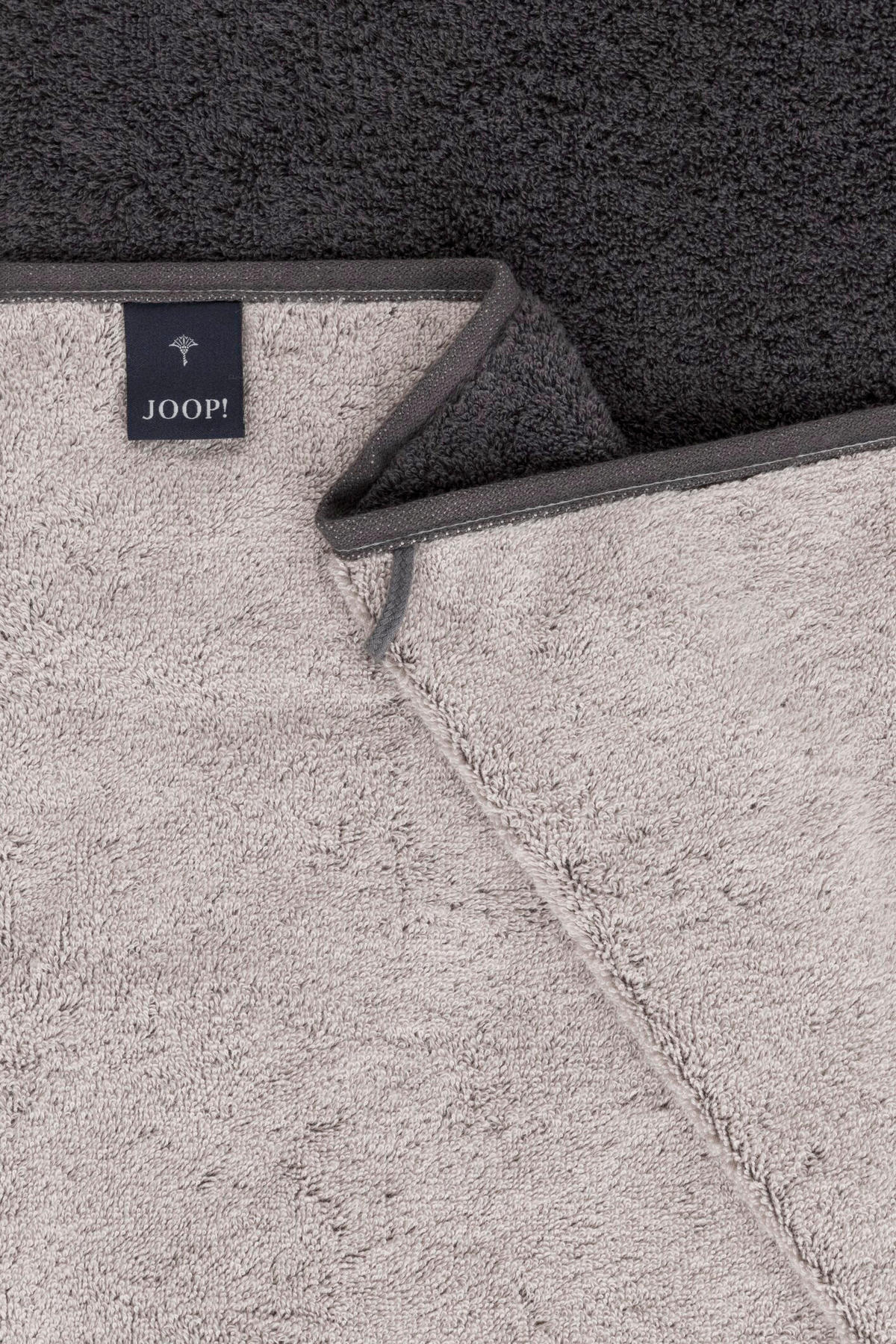 DUSCHTUCH DIVIDED DOUBLEFACE 80/150 cm  - Grau, Basics, Textil (80/150cm) - Joop!