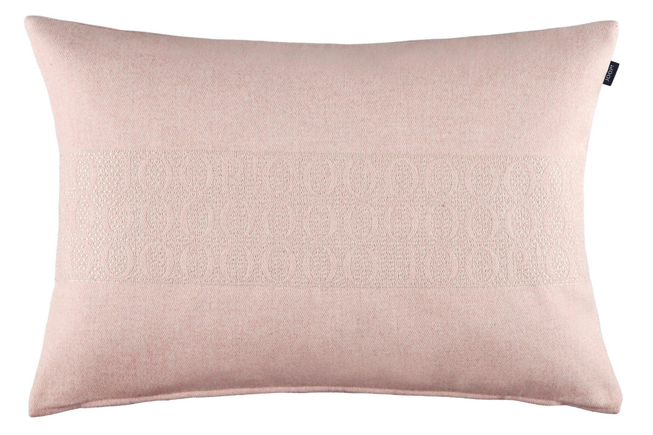 KISSENHÜLLE J! Signature Stripes rose 40/60 cm  - Hellrosa, Design, Textil (40/60cm) - Joop!