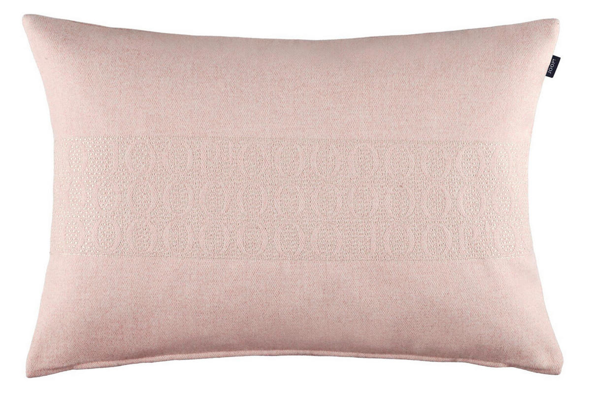 KISSENHÜLLE J! Signature Stripes rose 40/60 cm  - Hellrosa, Design, Textil (40/60cm) - Joop!