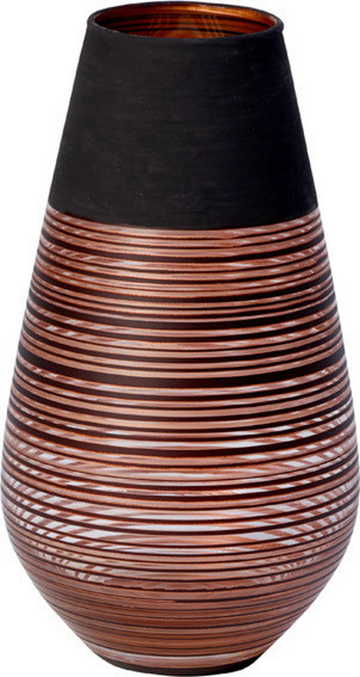 VÁZA, sklo, 18 cm - hnědá, Lifestyle, sklo (18cm) - Villeroy & Boch