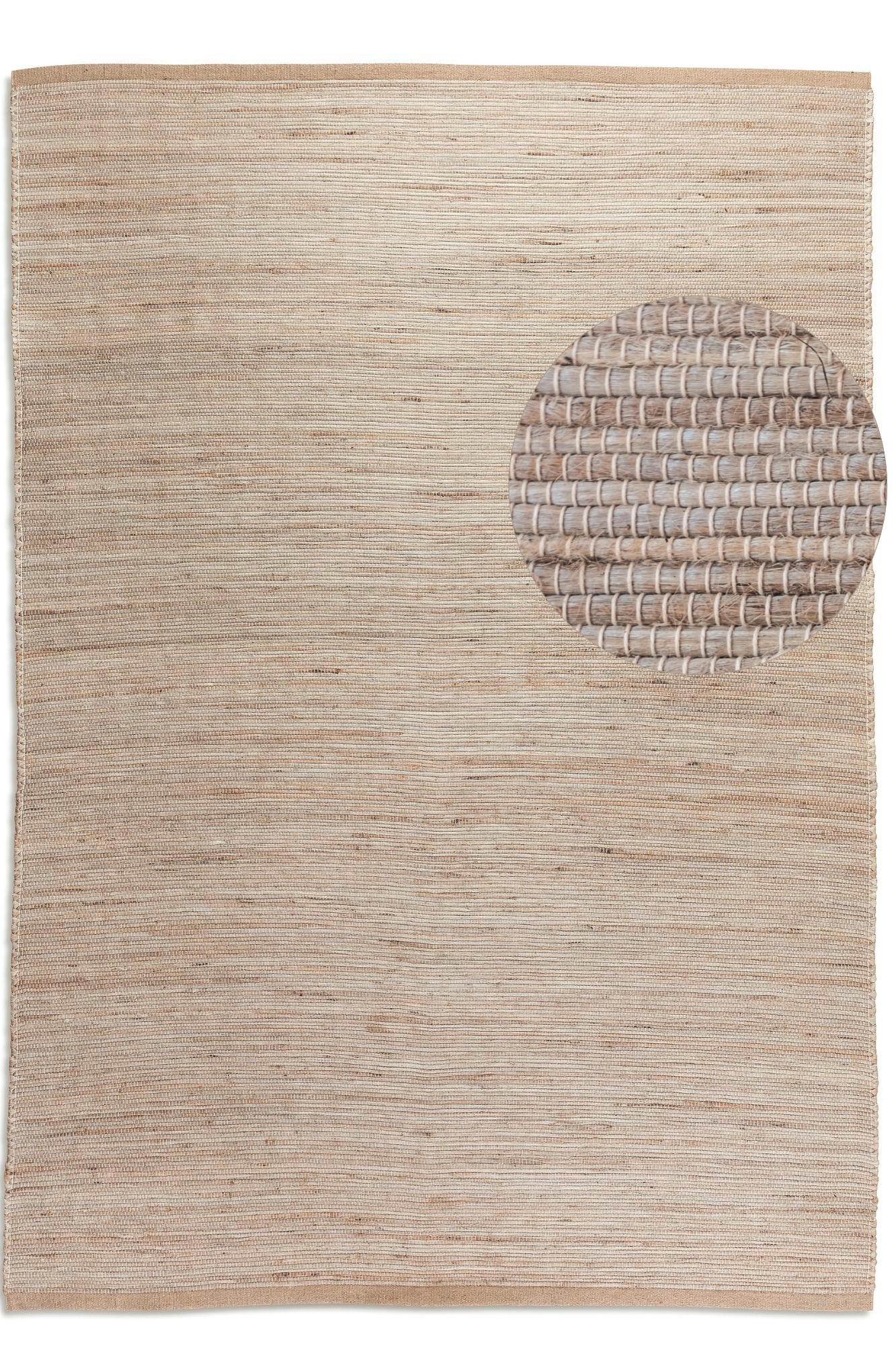 JUTETEPPICH 80/150 cm Handloom 1.0 Greige  - Greige, Basics, Textil (80/150cm)
