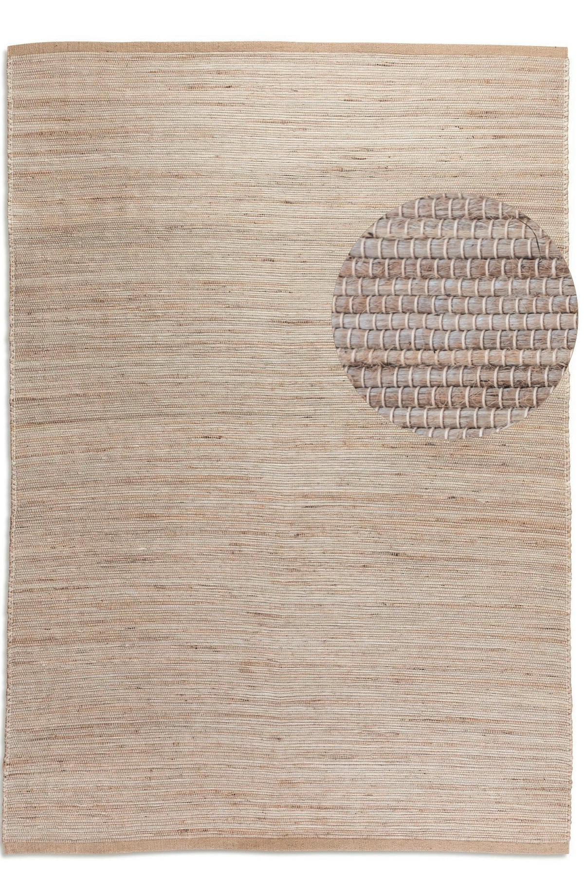 JUTETEPPICH 190/280 cm Handloom 1.0 Greige  - Greige, Basics, Textil (190/280cm) - Linea Natura