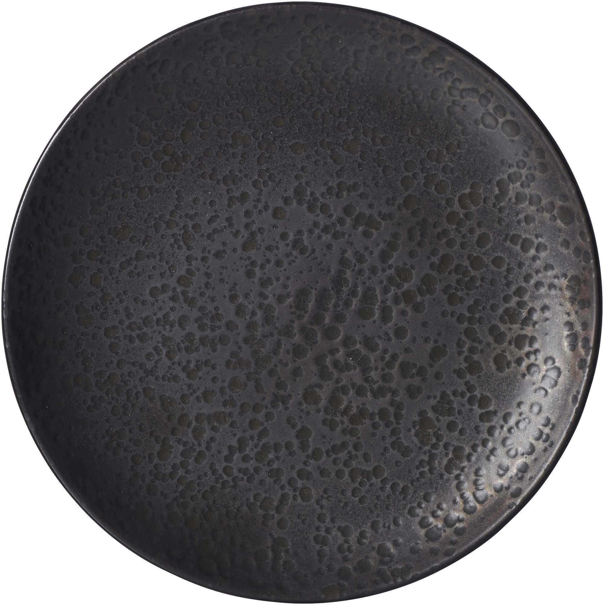 DESSERTTELLER Schwarz Kitwe  - Schwarz, Basics, Keramik (20/20/2cm) - Ritzenhoff Breker