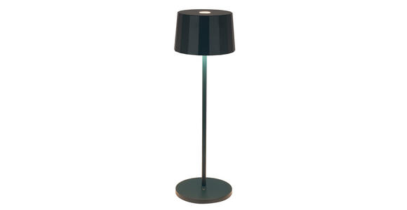 AKKU-TISCHLEUCHTE 11/35 cm - Blau, Trend, Kunststoff/Metall (11/35cm) - Dieter Knoll