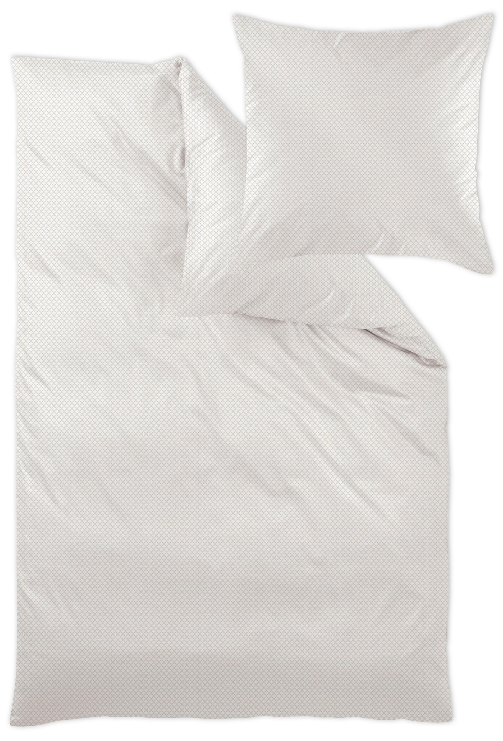 BETTWÄSCHE 135/200 cm MELLOW Damast  - Taupe, Basics, Textil (135/200cm) - Curt Bauer