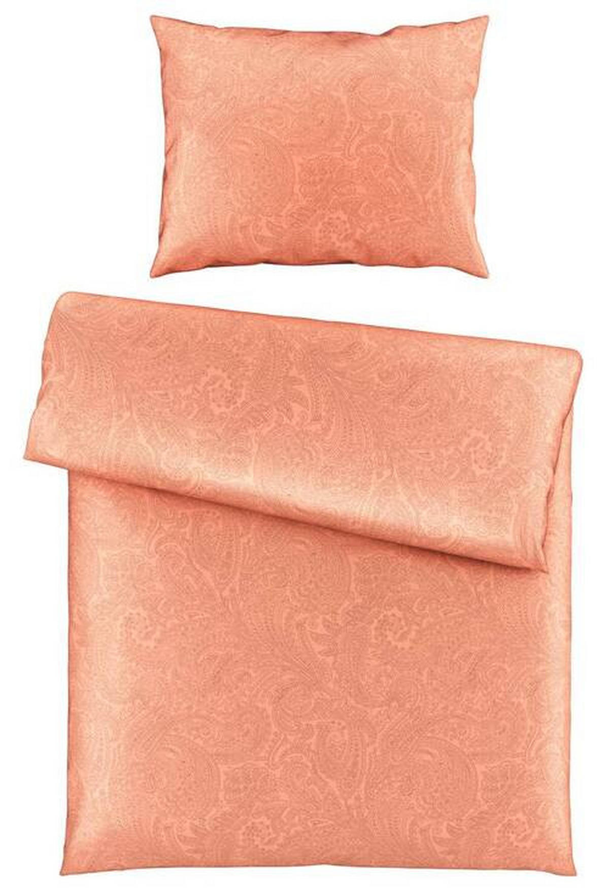 BETTWÄSCHESET Satin 200/210 cm  65 cm/100 cm  - Rosa, Konventionell, Textil (200/210cm) - Bio:Vio
