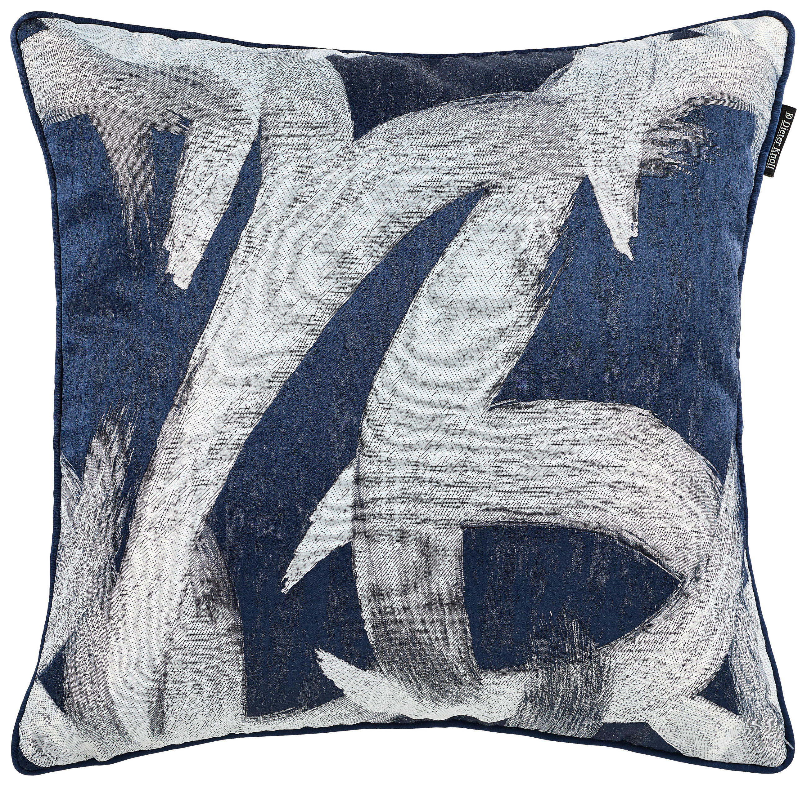 Dieter Knoll Kissenbezug Blau 45x45 cm