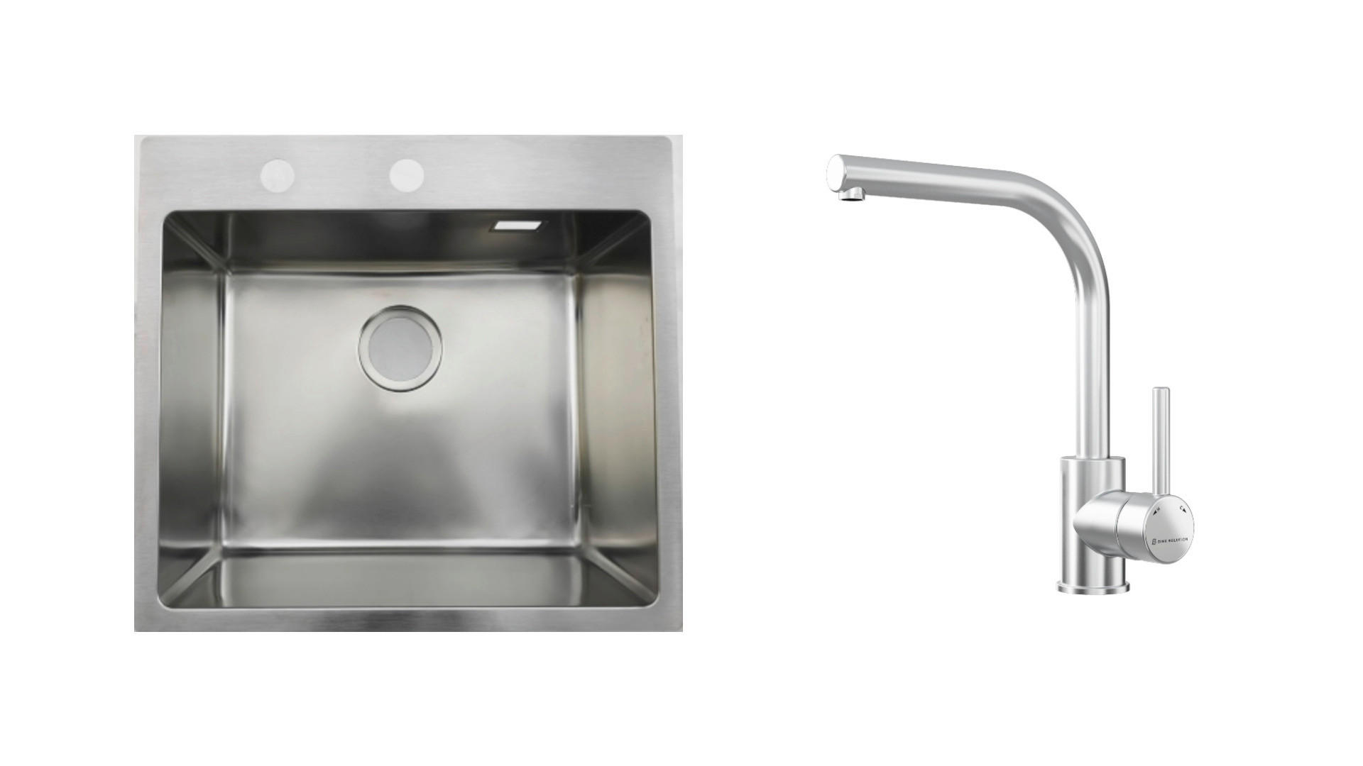 SUDOPERA - SET   55/50,5/20 cm         - boja aluminijuma, Osnovno, metal (55/50,5/20cm)