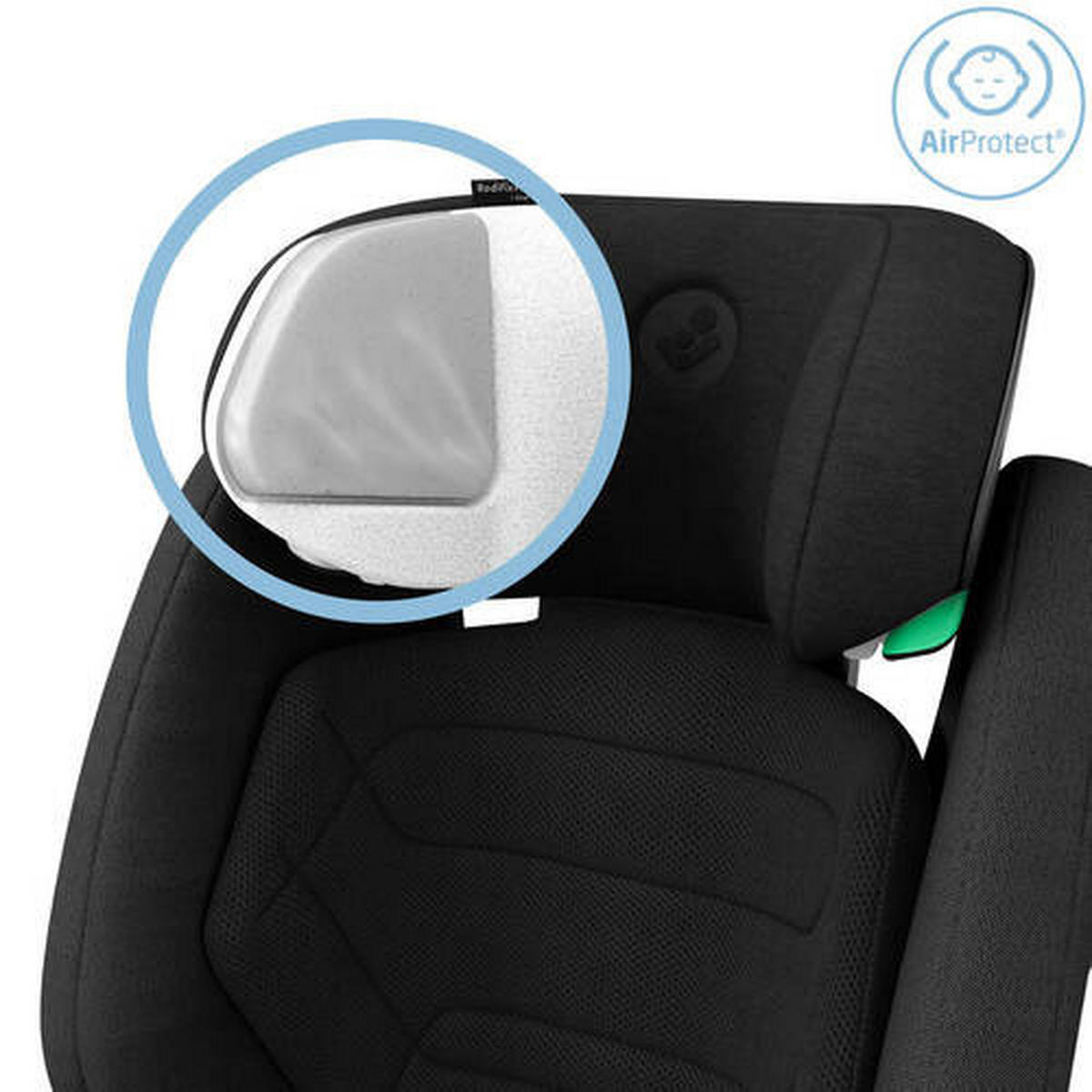 BILBARNSTOL Rodifix Pro2 i-Size  - svart, Basics, textil (44/79/69cm) - Maxi Cosi Pro