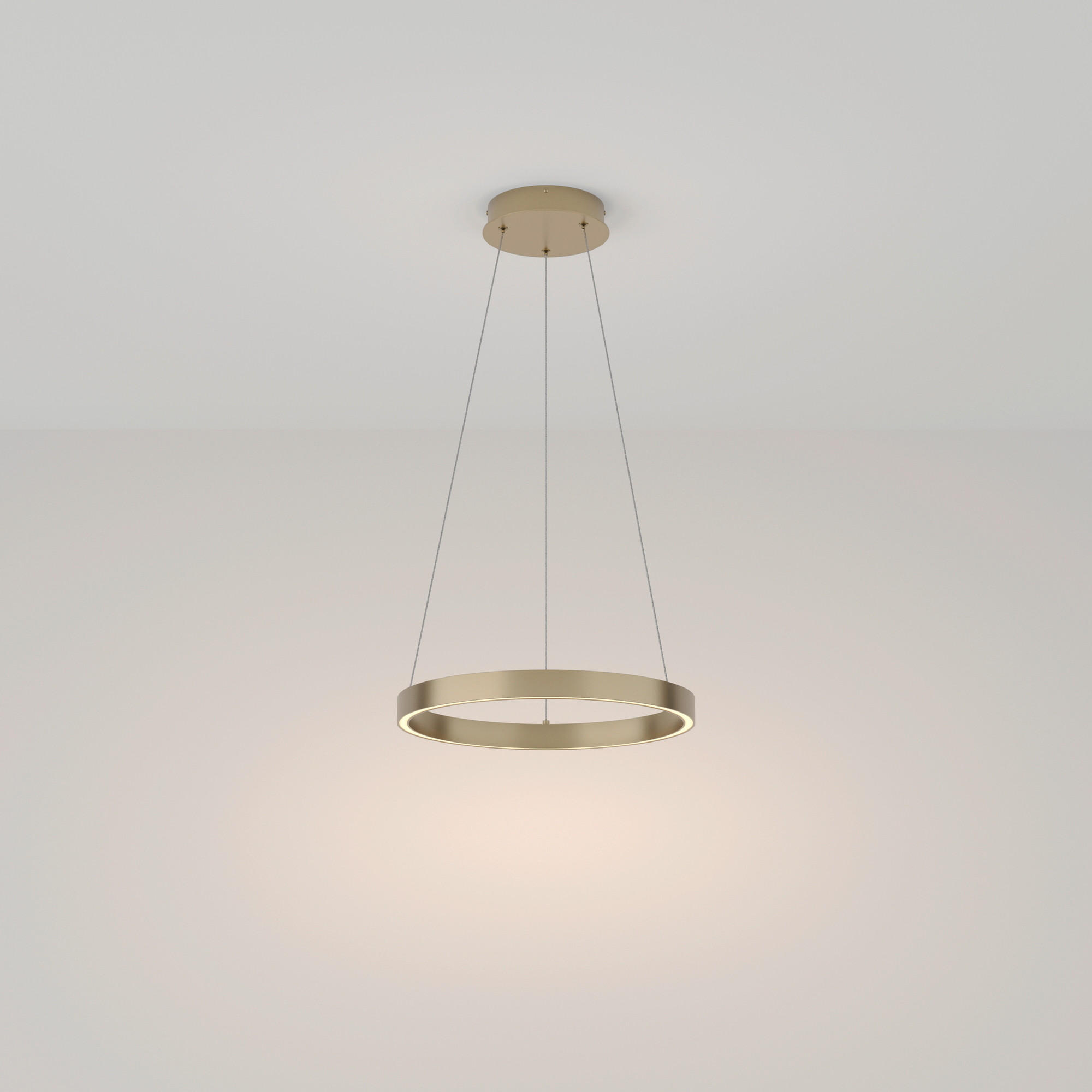 PENDELLEUCHTE Modern 40/3,5 cm   - Messingfarben, Trend, Metall (40/3,5cm) - MAYTONI