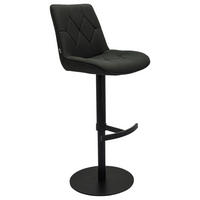 BAROVÁ ŽIDLE, černá - černá, Design, kov/textil (44/97-114,5/54,5cm) - Novel