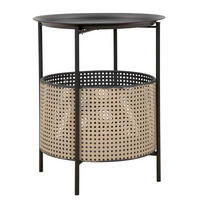 COUCHTISCH Schwarz, Goldfarben  - Goldfarben/Schwarz, Basics, Metall (40/50cm)