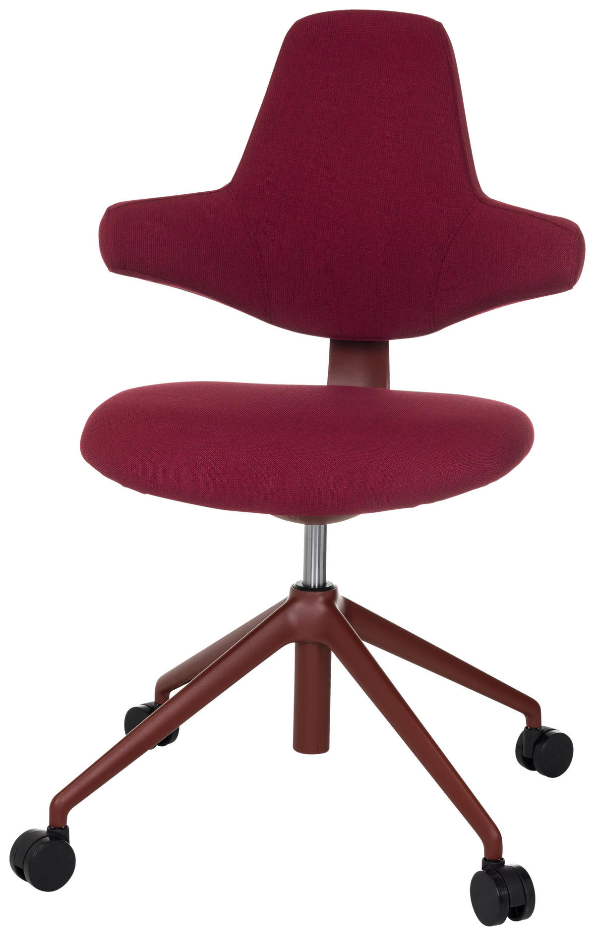 DREHSTUHL  in Flachgewebe Rot  - Rot, MODERN, Kunststoff/Textil (58/87 - 97/57cm) - MID.YOU