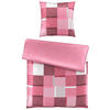 WENDEBETTWÄSCHE Satin 135/200 cm  - Pink, Design, Textil (135/200cm) - Bio:Vio
