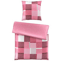 WENDEBETTWÄSCHE Satin 135/200 cm  - Pink, Design, Textil (135/200cm) - Bio:Vio