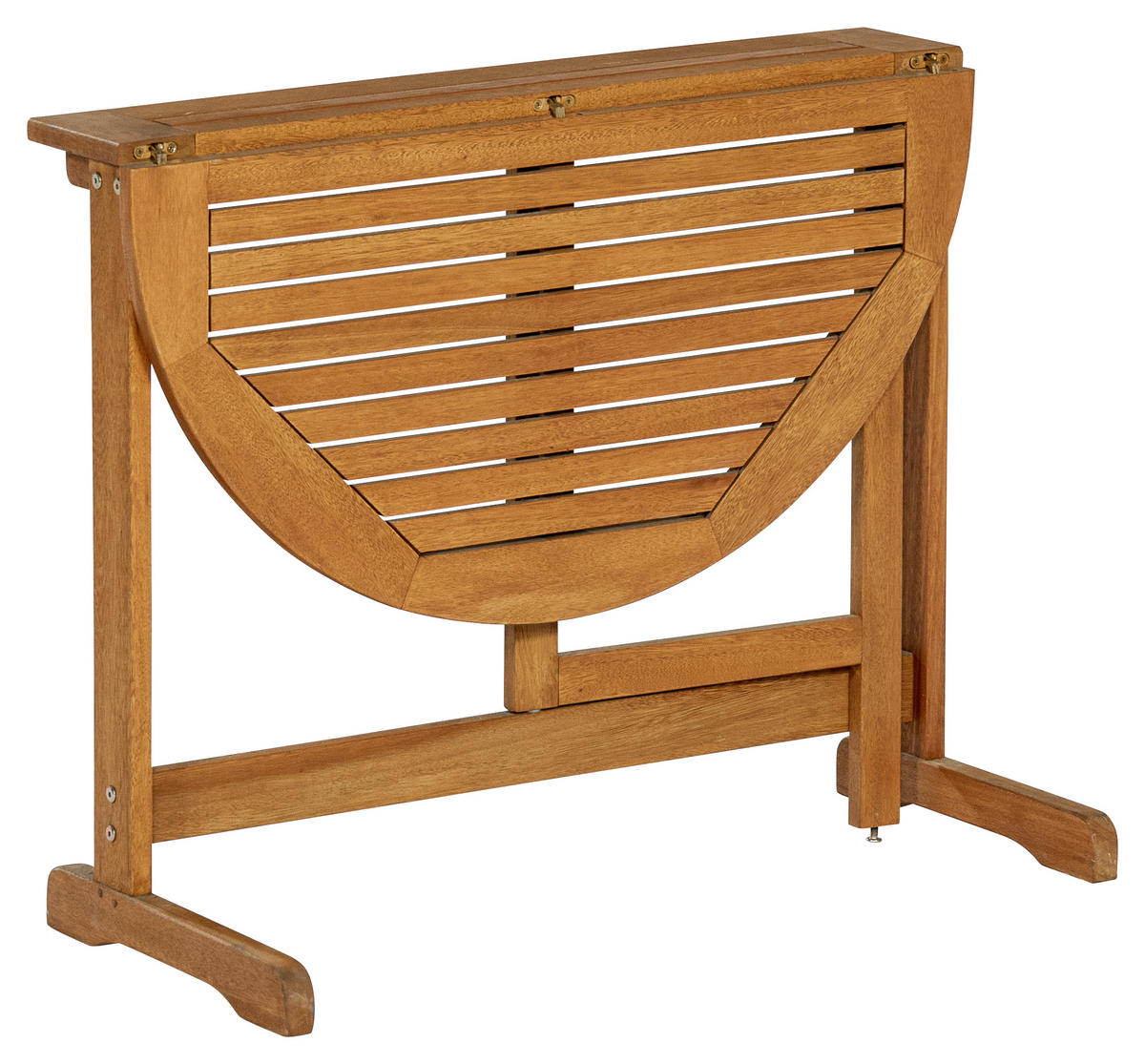 GARTENKLAPPTISCH 90/72/60 cm Holz Naturfarben rund  - Naturfarben, KONVENTIONELL, Holz (90/72/60cm) - Gardenson