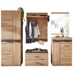 GARDEROBE Eichefarben  - Eichefarben, Basics, Glas/Holz - Linea Natura