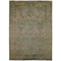 ORIENTTEPPICH 160/90 cm Mantra Grün, Beige  - Beige/Grün, Design, Textil (160/90cm) - Cazaris