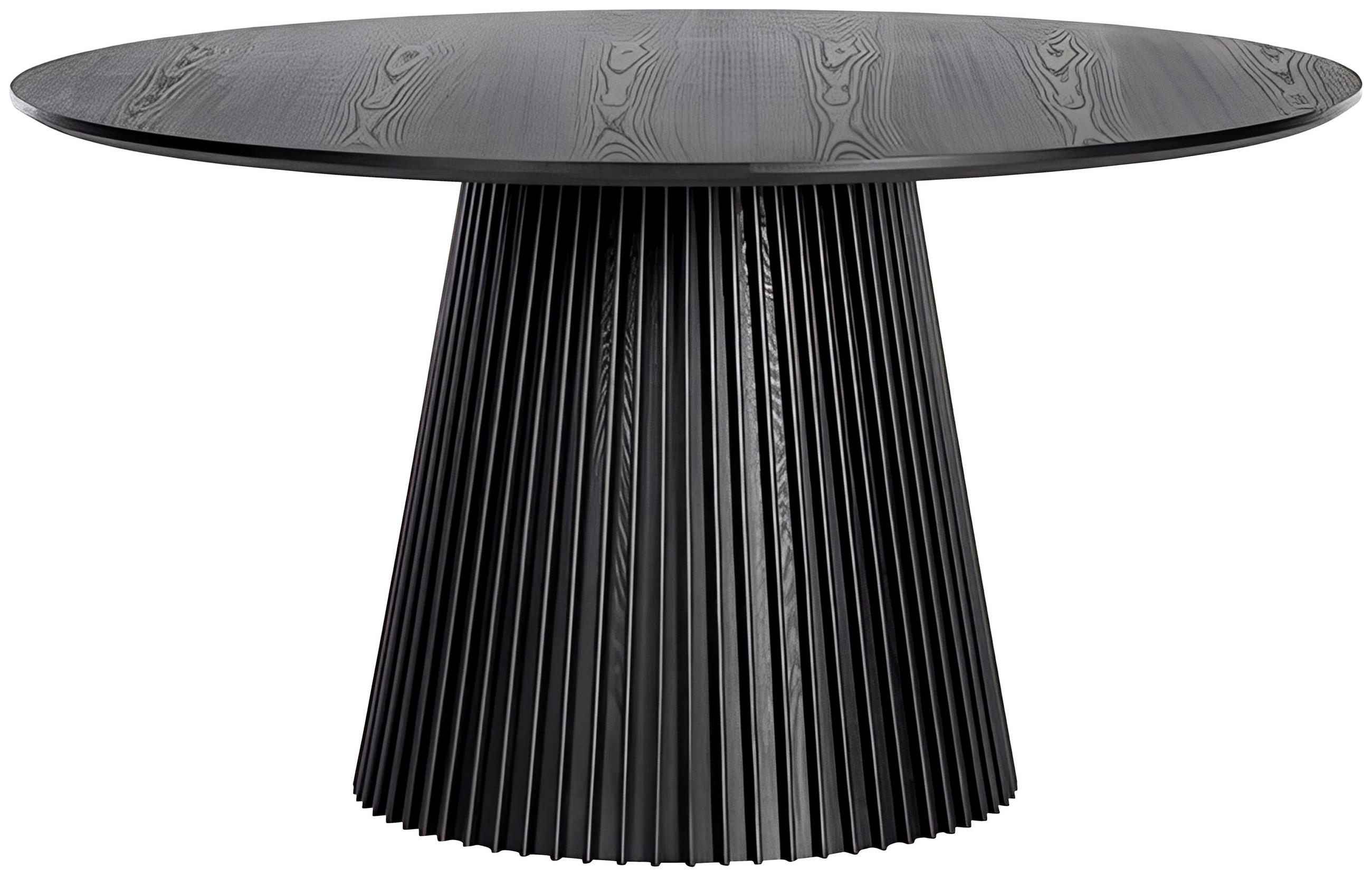MATBORD i trä, trämaterial 140/140/75 cm   - svart, Modern, trämaterial/trä (140/140/75cm) - home24