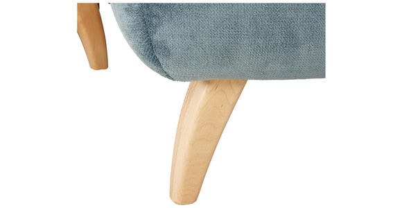 ECKSOFA Petrol Plüsch Zierkissen, Rückenkissen, Nierenkissen  - Buchefarben/Petrol, Design, Holz/Textil (175/280cm) - Carryhome