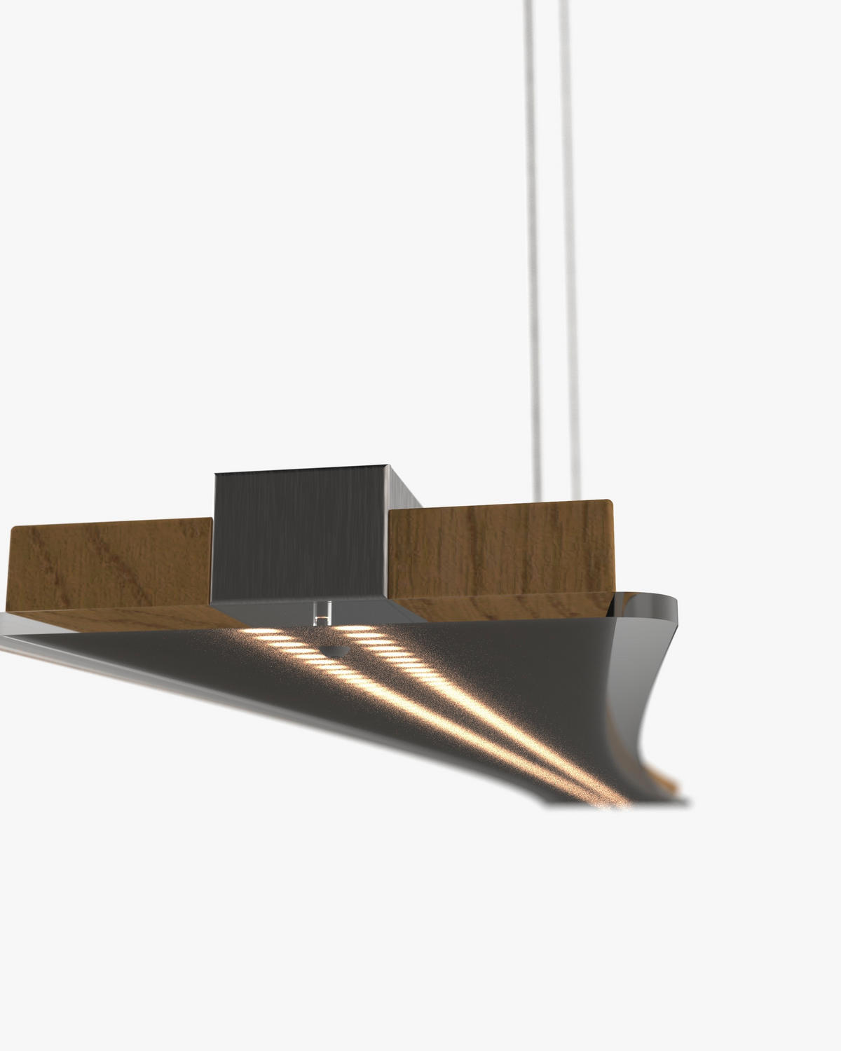 LED-HÄNGELEUCHTE 100/9/150 cm  - Beige, Natur, Holz (100/9/150cm)