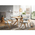 ECKBANK 180/160 cm  in Beige, Wildeiche  - Wildeiche/Eichefarben, Design, Holz/Textil (180/160cm) - Venda