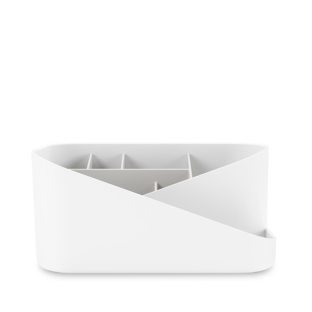KOSMETIK-ORGANIZER  - Weiß/Grau, Design, Kunststoff (27/17/13cm) - Umbra