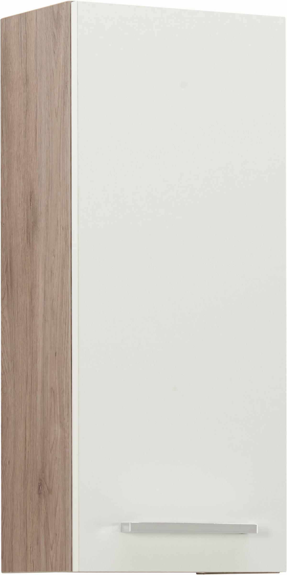 FALISZEKRÉNY 30/70/20 cm  - krómszínű/San Remo tölgy, Design, faalapú anyag (30/70/20cm) - Xora