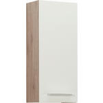 HÄNGESCHRANK 30/70/20 cm  - Chromfarben/Eiche San Remo, Design, Holzwerkstoff (30/70/20cm) - Xora