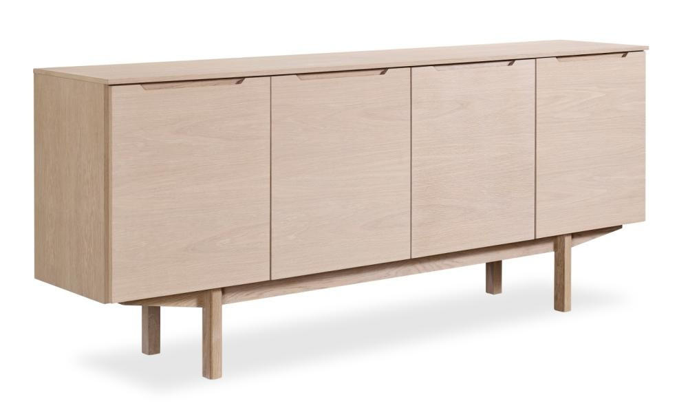 SIDEBOARD  194/80/41 cm 2 låda(or)  - ek Bianco, Design, trä (194/80/41cm) - Skovby