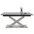ESSTISCH in Metall, Holzwerkstoff 140(190)/100/77 cm - Edelstahlfarben/Dunkelgrau, Design, Holzwerkstoff/Metall (140(190)/100/77cm) - Dieter Knoll ESSTISCH in Metall, Holzwerkstoff 140(190)/100/77 cm - Edelstahlfarben/Dunkelgrau, Design, Holzwerkstoff/Metall (140(190)/100/77cm) - Dieter Knoll