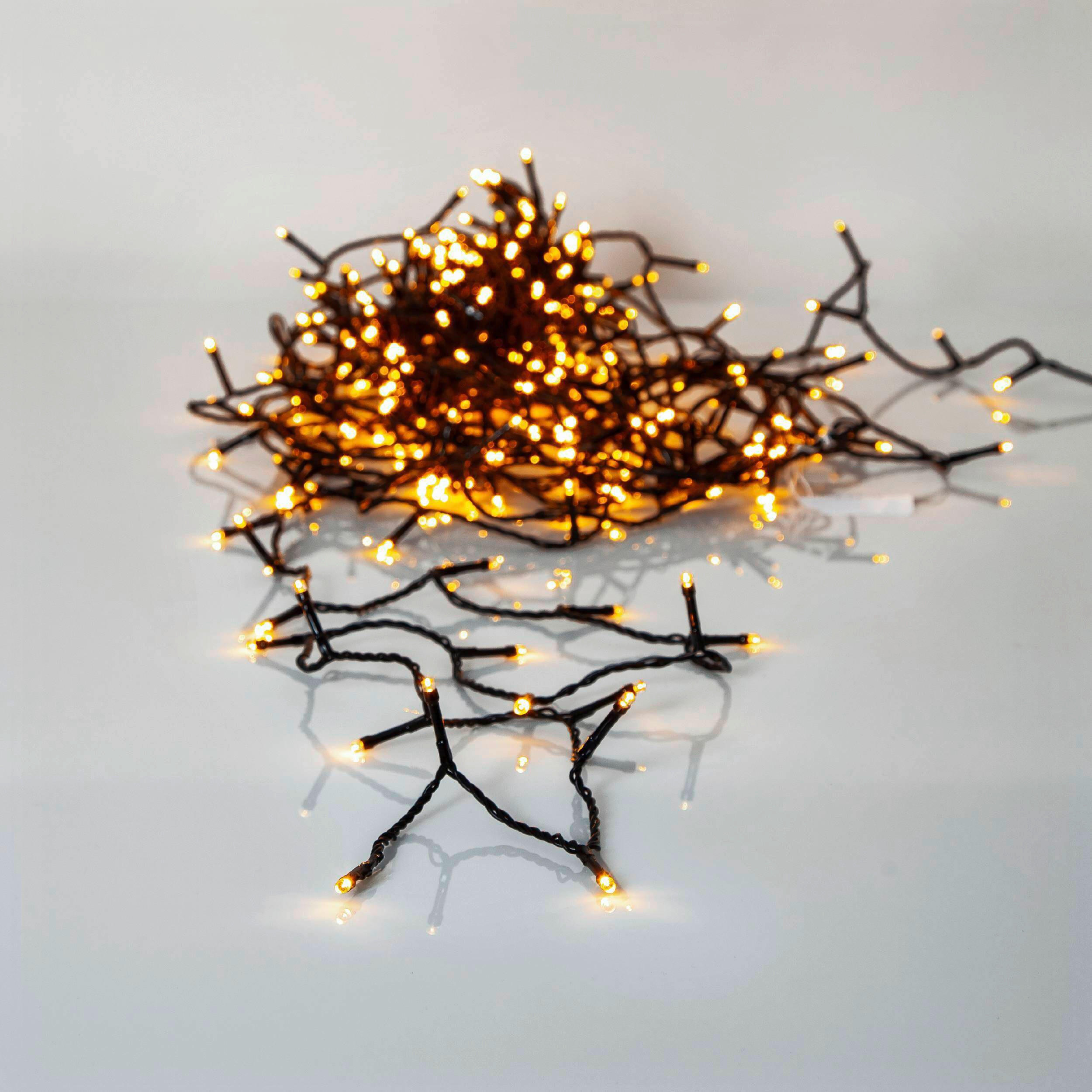LICHTERKETTE 1600 cm  - Schwarz, Basics, Kunststoff (1600cm) - Eglo