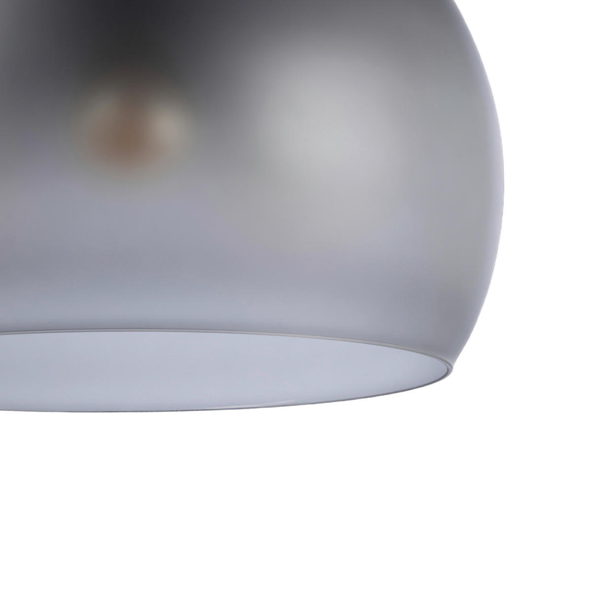 DECKENLEUCHTE  40/23 cm    - Grau, Trend, Glas/Metall (40/23cm) - Collet's Monde