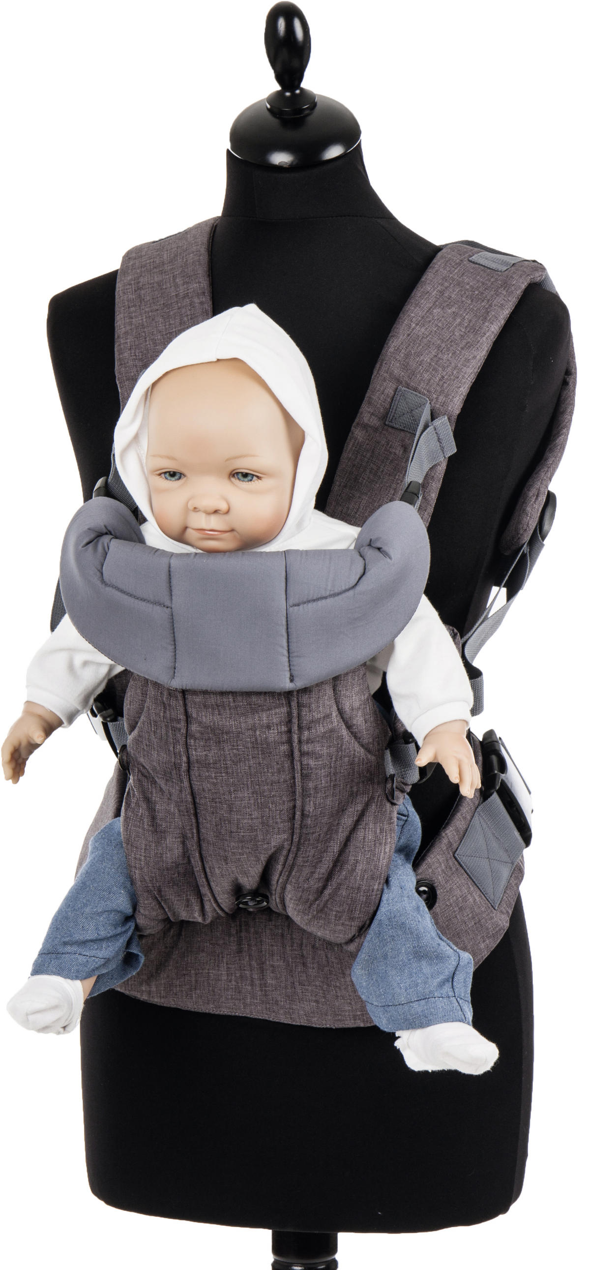 KENGUR NOSILJKA  Carry Me  - siva, Osnovno, tekstil - My Baby Lou