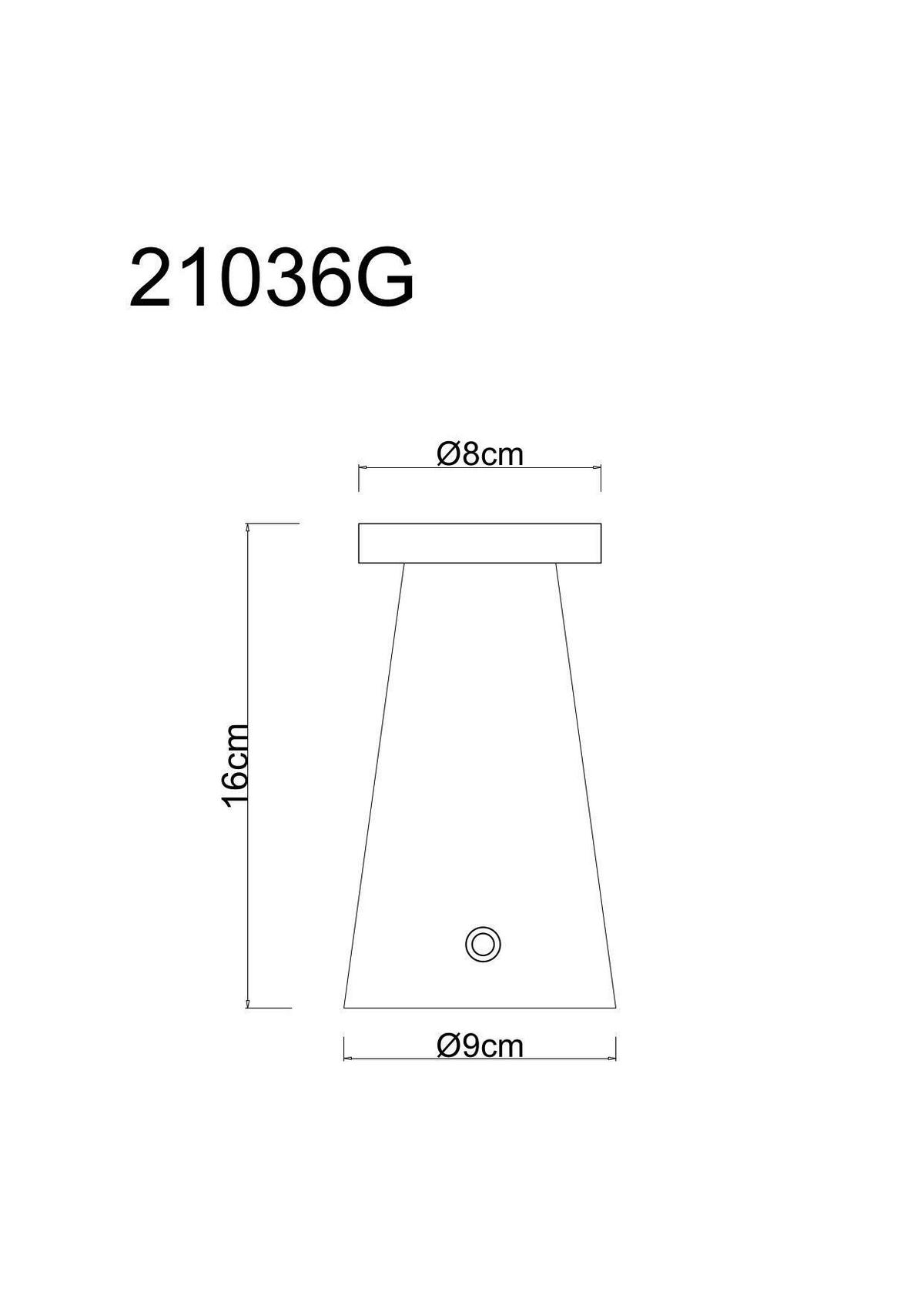 NAMIZNA SVETILKA ZA POLNJENJE  TRAVERTIN      12/27.6 cm       - siva/črna, Design, kamen/kovina (12/27.6cm) - Globo
