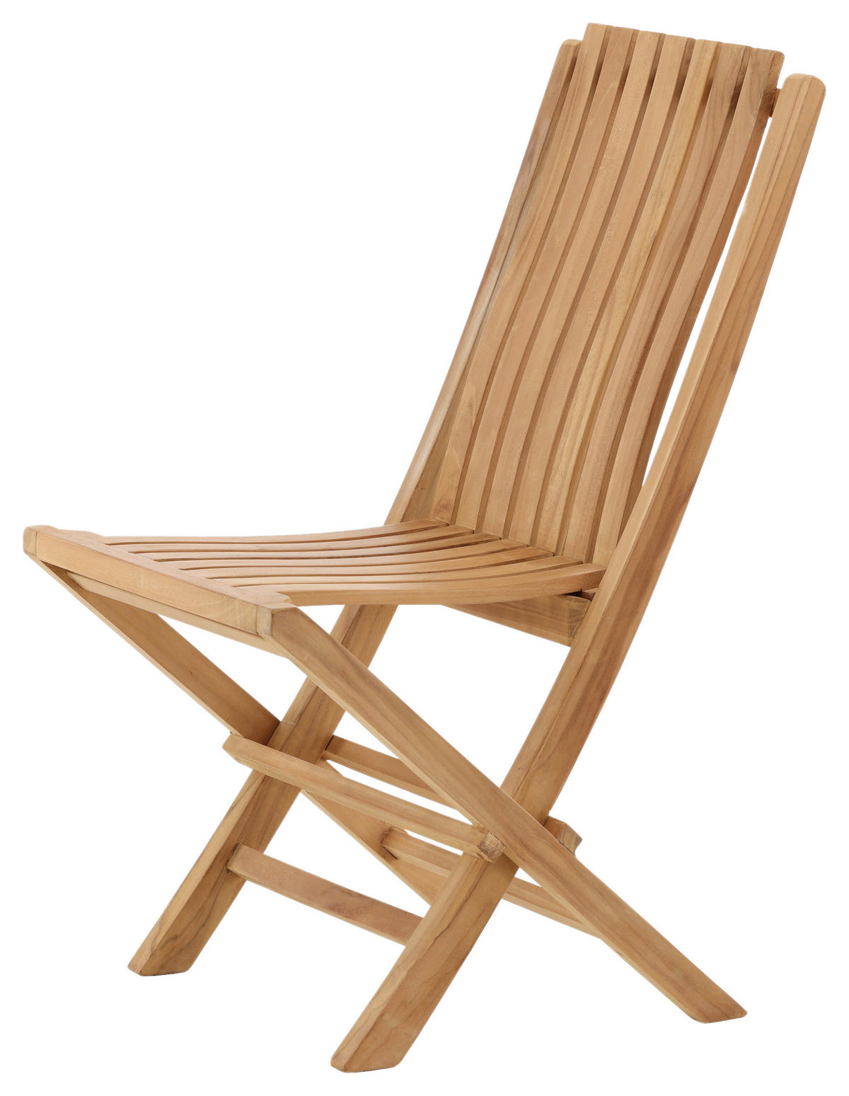 GARTENKLAPPSESSEL in Holz Teakfarben  - Teakfarben, KONVENTIONELL, Holz (43/98/47cm) - Gardenson