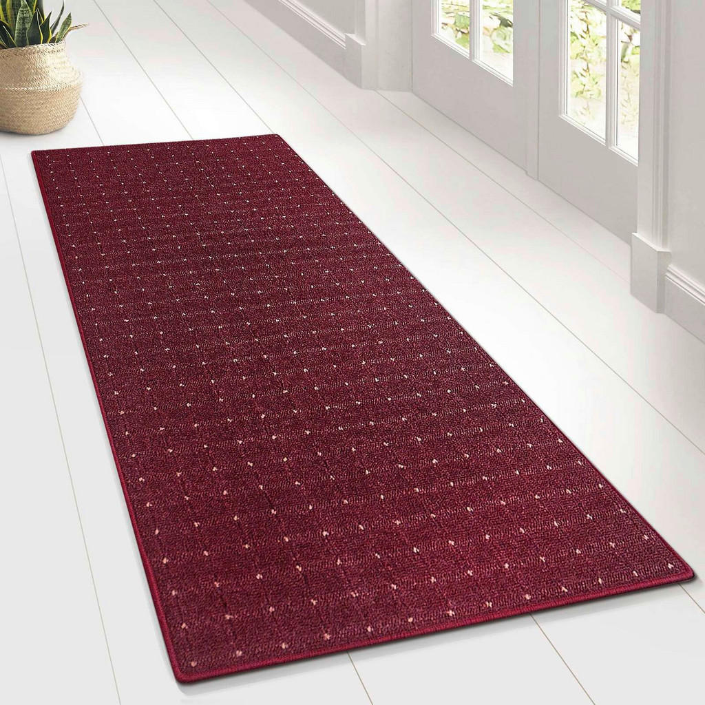 Thumbnail - Novel Läufer Rapido, Violett, Textil, Uni, rechteckig, 80x350 cm, pflegeleicht, Teppiche & Böden, Teppiche, Teppichläufe...
