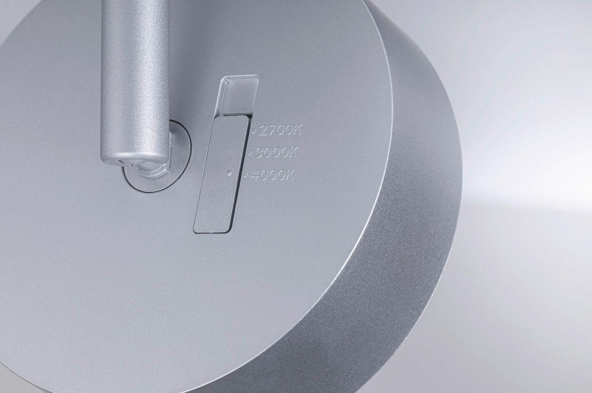 SCHIENENSYSTEM-STRAHLER URail 10/13,5 cm  - Chromfarben, Basics, Kunststoff (10/13,5cm) - Paulmann