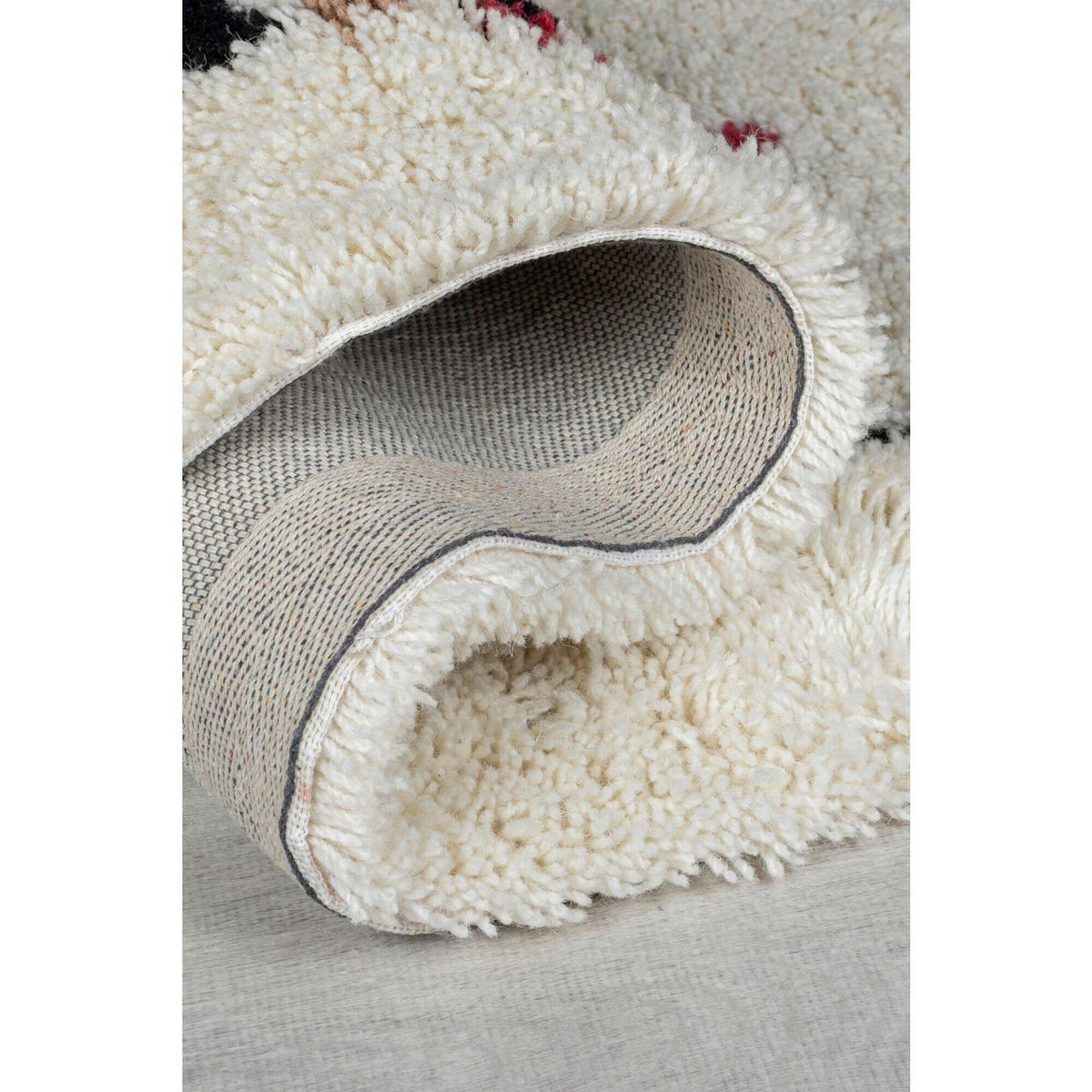 HANDWEBTEPPICH 160/230 cm FES SHAGGY Multicolor  - Multicolor, KONVENTIONELL, Textil (160/230cm)