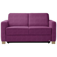 SCHLAFSOFA in Pink  - Pink/Naturfarben, KONVENTIONELL, Holz/Textil (160/86/92cm) - Sedda