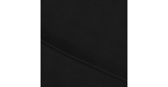 ECKSOFA in Echtleder Schwarz 305/163 cm - Eichefarben/Schwarz, Design, Leder/Holz (305/163cm) - Novel