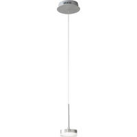 LED-PENDELLEUCHTE Dunk 14/200 cm   - Alufarben, Basics, Metall (14/200cm) - Fabas Luce