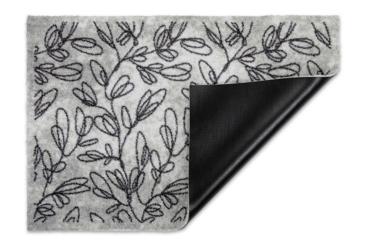 FUßMATTE  66/110 cm  Hellgrau  - Hellgrau, Basics, Kunststoff/Textil (66/110cm) - Astra