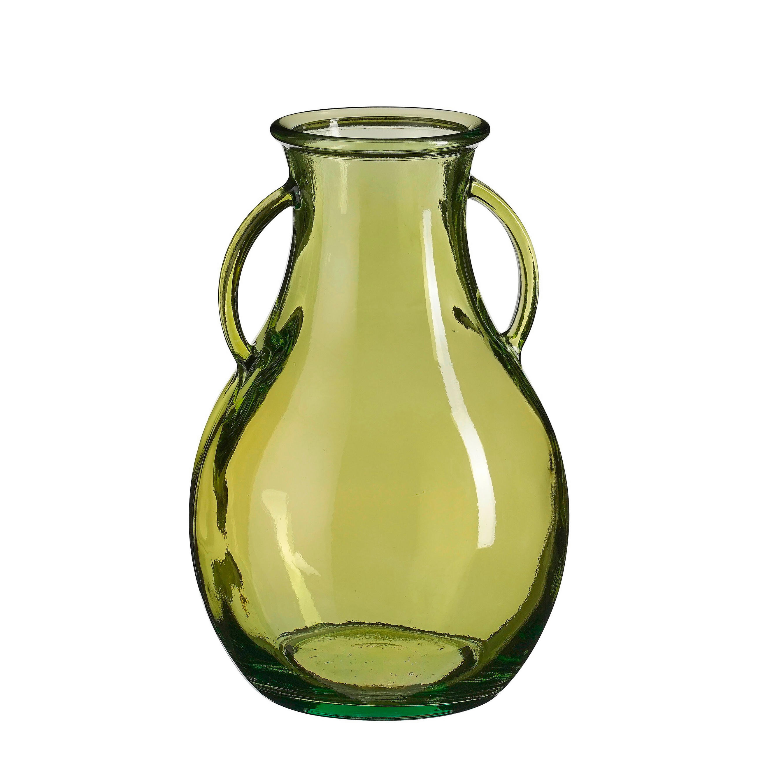 VÁZA, sklo,  - světle zelená, Basics, sklo (20/32cm)