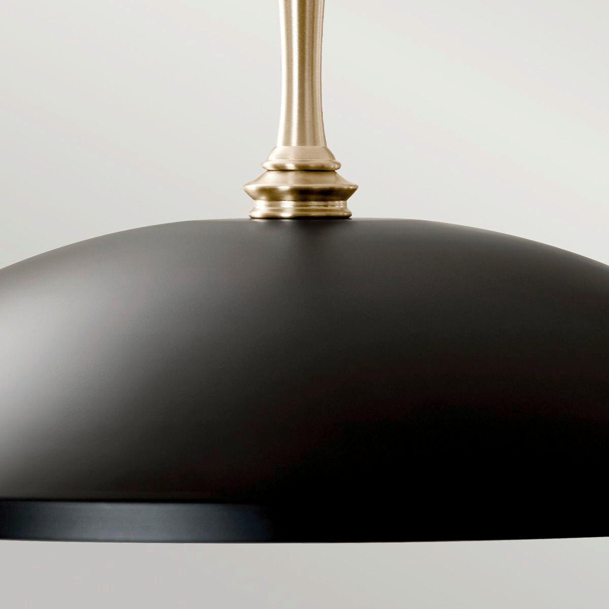 HÄNGELEUCHTE    - Champagner/Schwarz, Konventionell, Metall (225.9/33/50.8cm) - Elstead Lighting