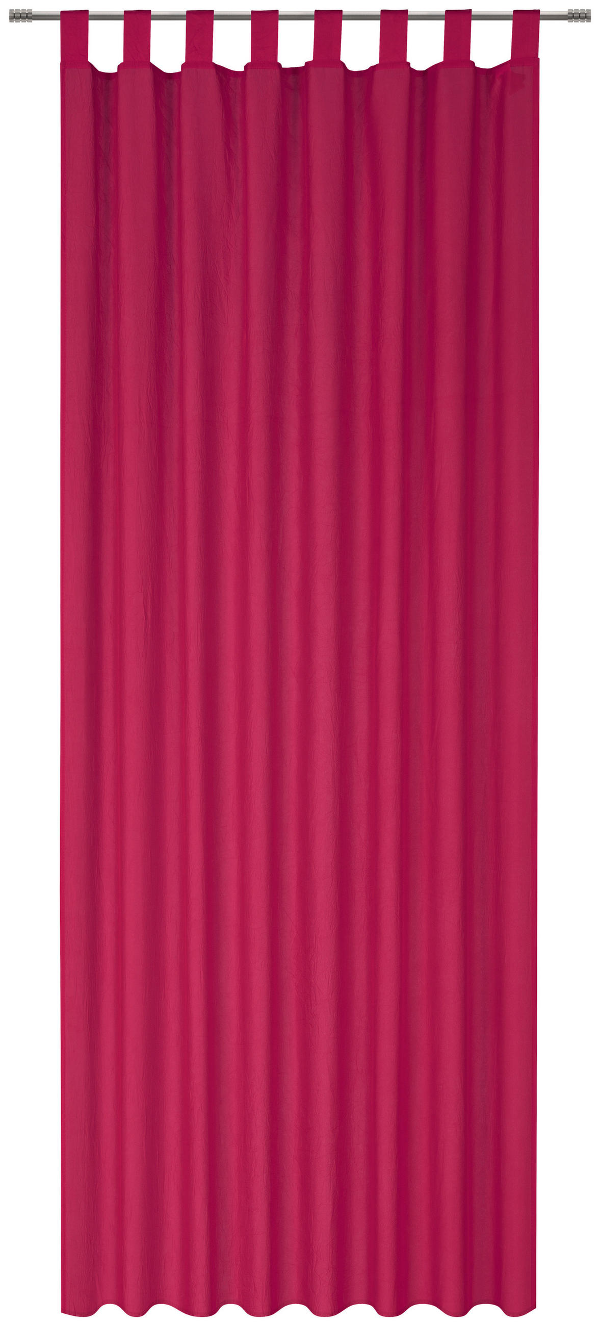 ZAVJESA S OMČAMA boje šljive  135/245 cm  - boje šljive, Design, tekstil (135/245cm) - Boxxx