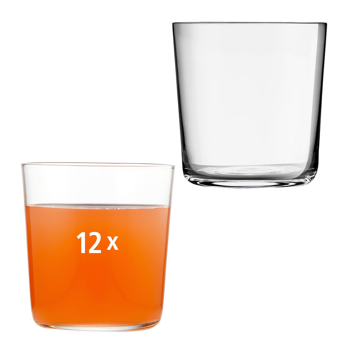 GLÄSERSET CIDRA  12-teilig  - Klar, Basics, Glas (9/9,5cm)