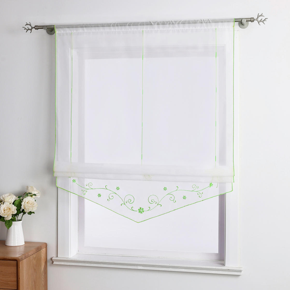 FALTROLLO  transparent  120/140 cm    - Weiß Hochglanz, Basics, Textil (120/140cm) - Joyswahl