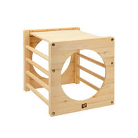 KLETTERDREIECK - Naturfarben, KONVENTIONELL, Holz (60/52/52cm)
